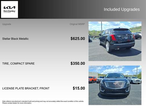 Stellar Black Metallic 2019 Cadillac XT5 Premium Luxury