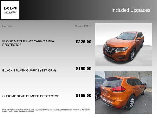 Monarch Orange 2017 Nissan Rogue S