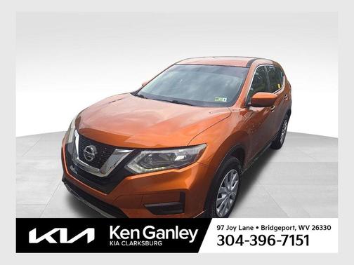 Monarch Orange 2017 Nissan Rogue S