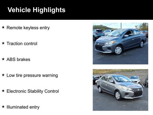 2022 Mitsubishi Mirage G4 ES