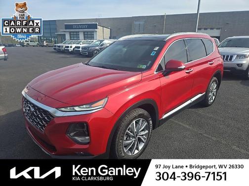 Scarlet Red 2020 Hyundai SANTA FE SEL 2.4