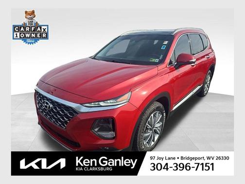 Scarlet Red 2020 Hyundai SANTA FE SEL 2.4