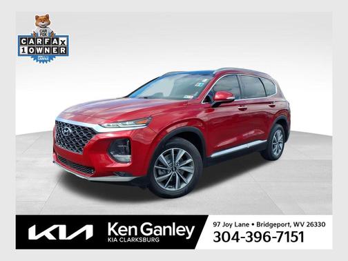 Scarlet Red 2020 Hyundai SANTA FE SEL 2.4