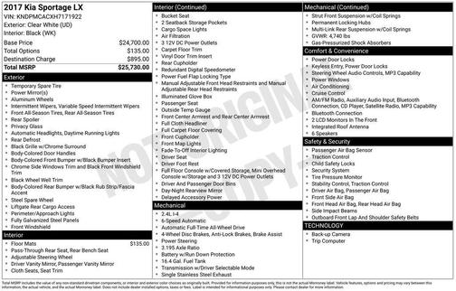 2017 Kia Sportage LX