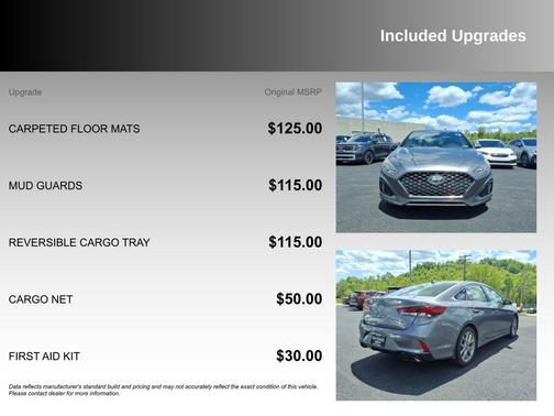Machine Gray 2018 Hyundai SONATA Sport 2.0T