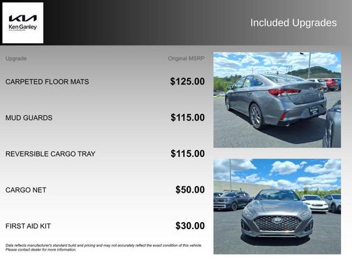 Machine Gray 2018 Hyundai SONATA Sport 2.0T