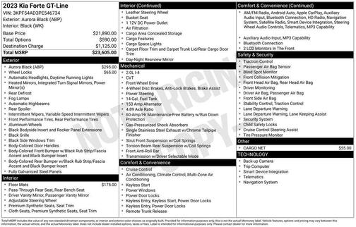 2023 Kia Forte GT-Line