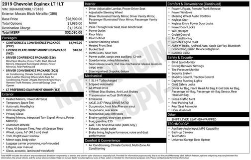 2019 Chevrolet Equinox 1LT