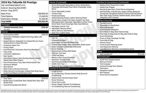 2024 Kia Telluride SX Prestige