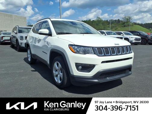 White Clearcoat 2020 Jeep Compass Latitude