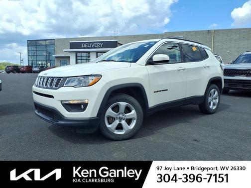 White Clearcoat 2020 Jeep Compass Latitude