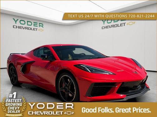 Red 2021 Chevrolet Corvette Stingray w/2LT