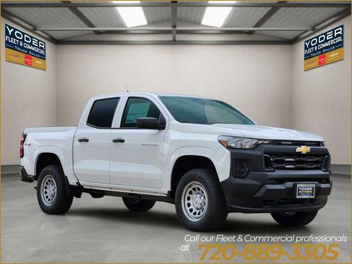 White 2025 Chevrolet Colorado WT