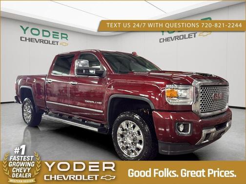 Red 2017 GMC Sierra 2500 Denali