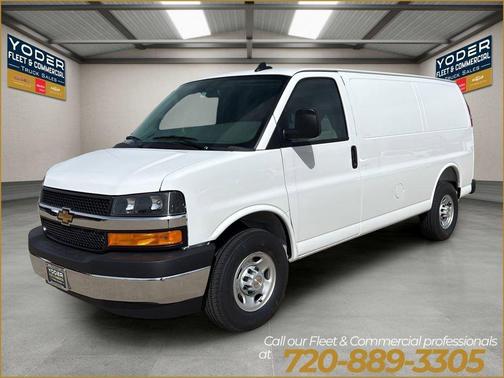 White 2026 Chevrolet Express 2500 Work Van