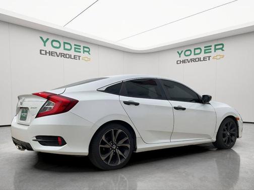 White 2020 Honda Civic Sport