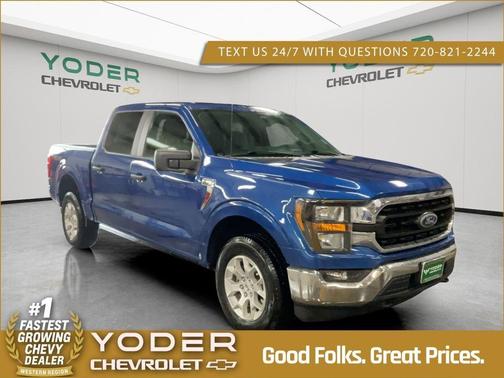 Blue 2023 Ford F-150 XL