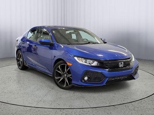 Blue 2018 Honda Civic Sport