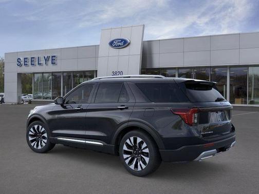 Black 2026 Ford Explorer Platinum