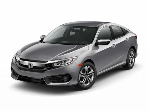 Black 2016 Honda Civic LX