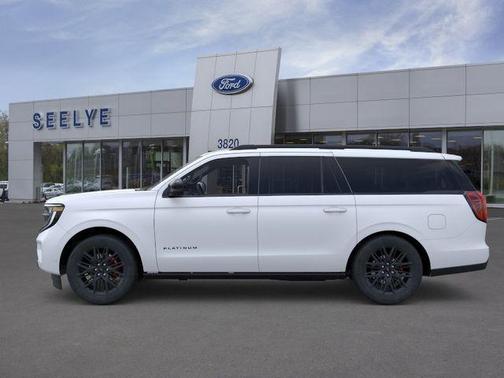White Metallic 2025 Ford Expedition Max Platinum