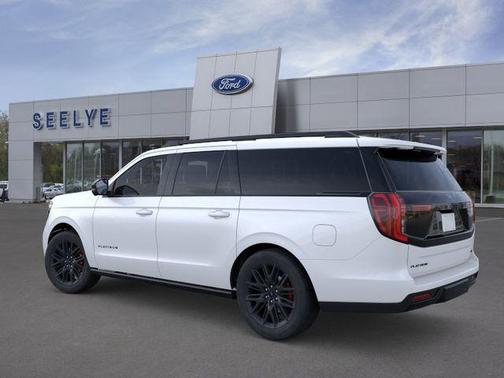 White Metallic 2025 Ford Expedition Max Platinum