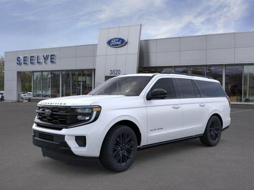 White Metallic 2025 Ford Expedition Max Platinum