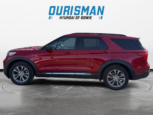 Rapid Red Metallic Tinted Clearcoat 2021 Ford Explorer XLT