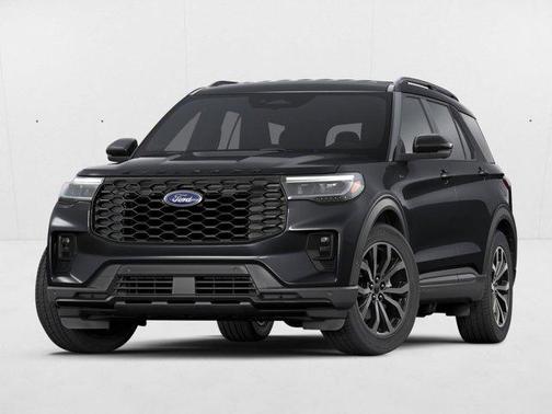 Agate Black Metallic 2025 Ford Explorer ST-Line