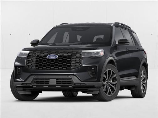 Agate Black Metallic 2025 Ford Explorer ST-Line