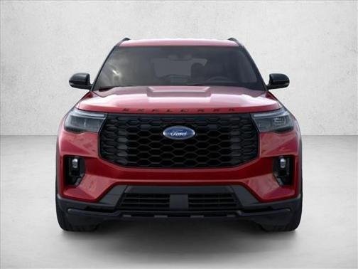 Rapid Red Metallic Tinted Clearcoat 2026 Ford Explorer ST-Line
