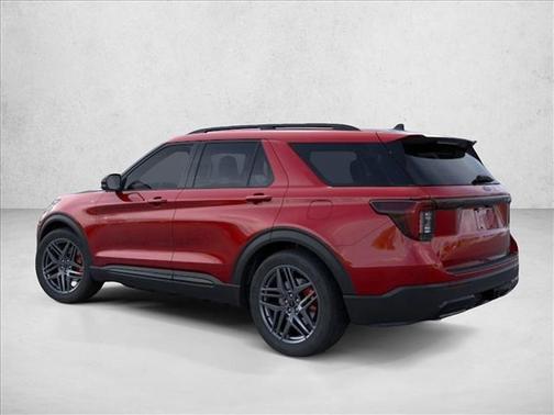 Rapid Red Metallic Tinted Clearcoat 2026 Ford Explorer ST-Line