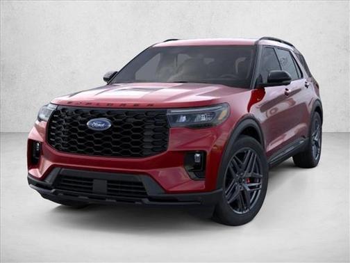 Rapid Red Metallic Tinted Clearcoat 2026 Ford Explorer ST-Line