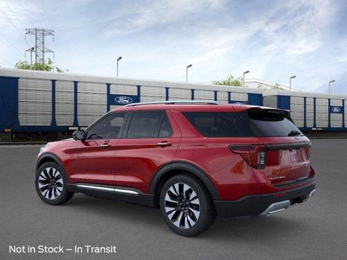 Rapid Red Metallic Tinted Clearcoat 2026 Ford Explorer Platinum