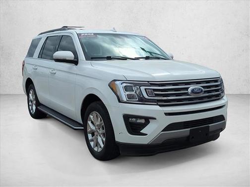 Star White Metallic Tri-Coat 2021 Ford Expedition XLT