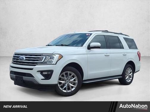 Star White Metallic Tri-Coat 2021 Ford Expedition XLT