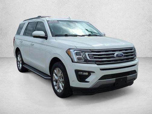 Star White Metallic Tri-Coat 2021 Ford Expedition XLT