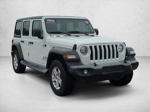 Bright White Clearcoat 2019 Jeep Wrangler Unlimited Sport