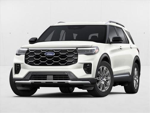 Star White Metallic Tri-Coat 2025 Ford Explorer Platinum