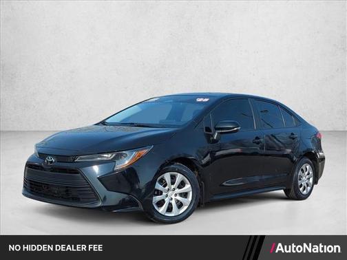 Midnight Black Metallic 2025 Toyota Corolla LE