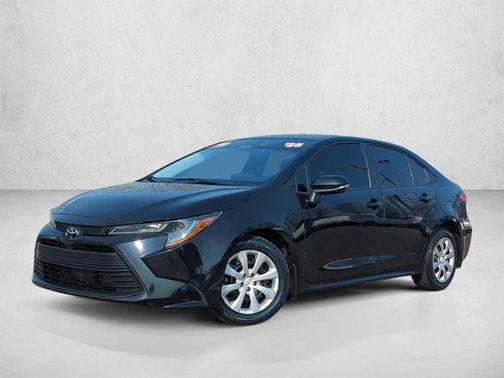 Midnight Black Metallic 2025 Toyota Corolla LE