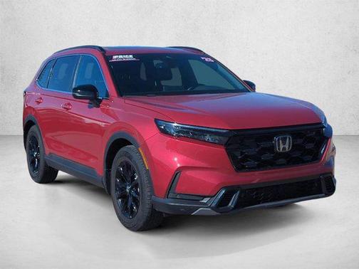 Radiant Red Metallic 2025 Honda CR-V Hybrid Sport FWD