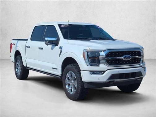 Star White Metallic Tri-Coat 2022 Ford F-150 Platinum