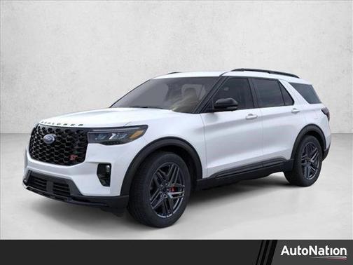 Star White Metallic Tri-Coat 2026 Ford Explorer ST