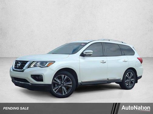 Pearl White 2017 Nissan Pathfinder Platinum