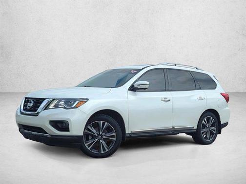Pearl White 2017 Nissan Pathfinder Platinum