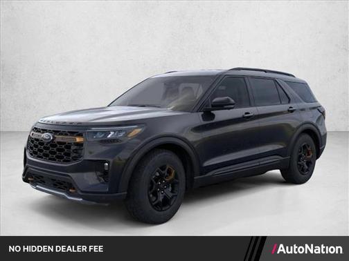 Agate Black Metallic 2026 Ford Explorer Tremor