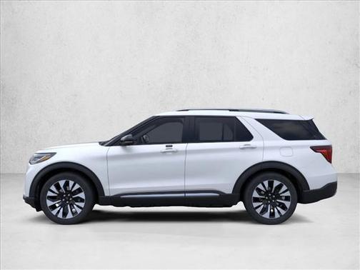 Star White Metallic Tri-Coat 2026 Ford Explorer Platinum