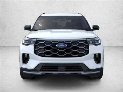 Star White Metallic Tri-Coat 2026 Ford Explorer Platinum