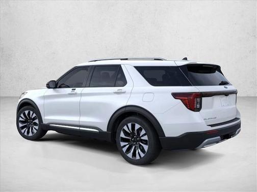 Star White Metallic Tri-Coat 2026 Ford Explorer Platinum